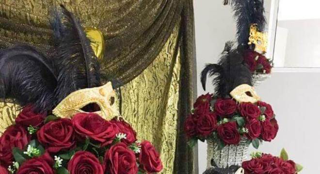 decoração baile de máscaras 