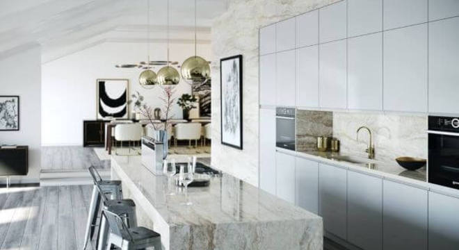 Decoração com cores neutras gourmet