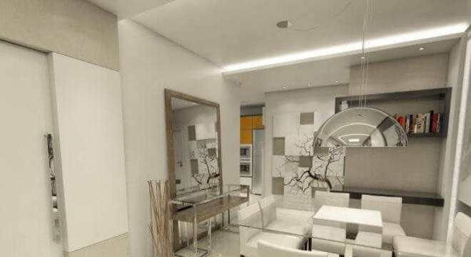 decoração da sala de jantar