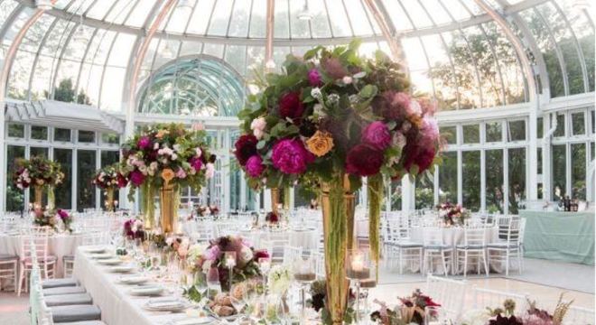 Decoração de casamento com peônias