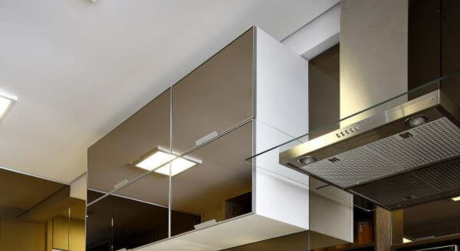 Decoração de cozinha de madeira planejada