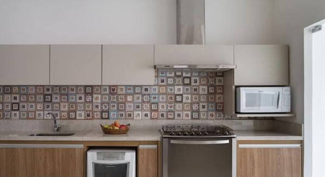 Decoração de cozinha de madeira planejada