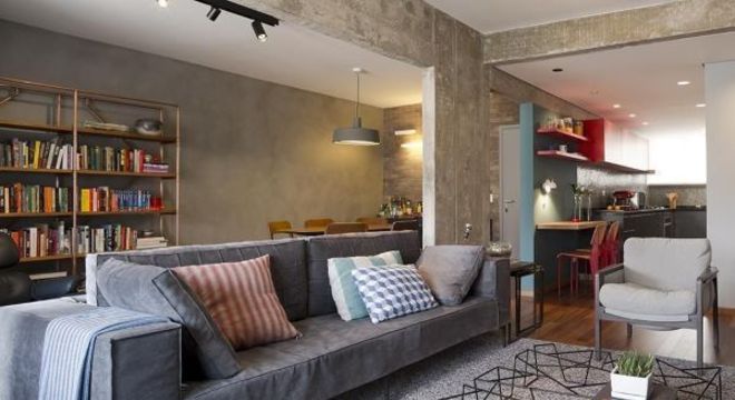 Decoração de sala de estar com cores neutras