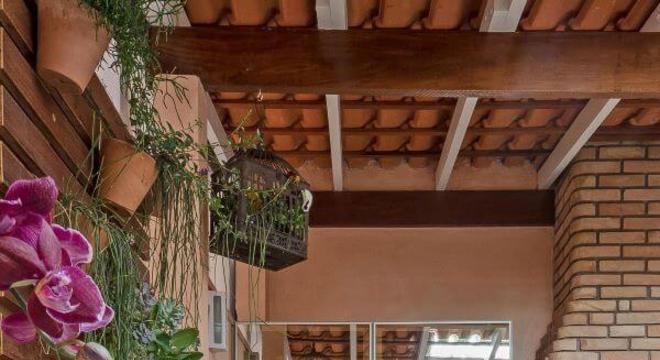 Decoração de varanda com churrasqueira