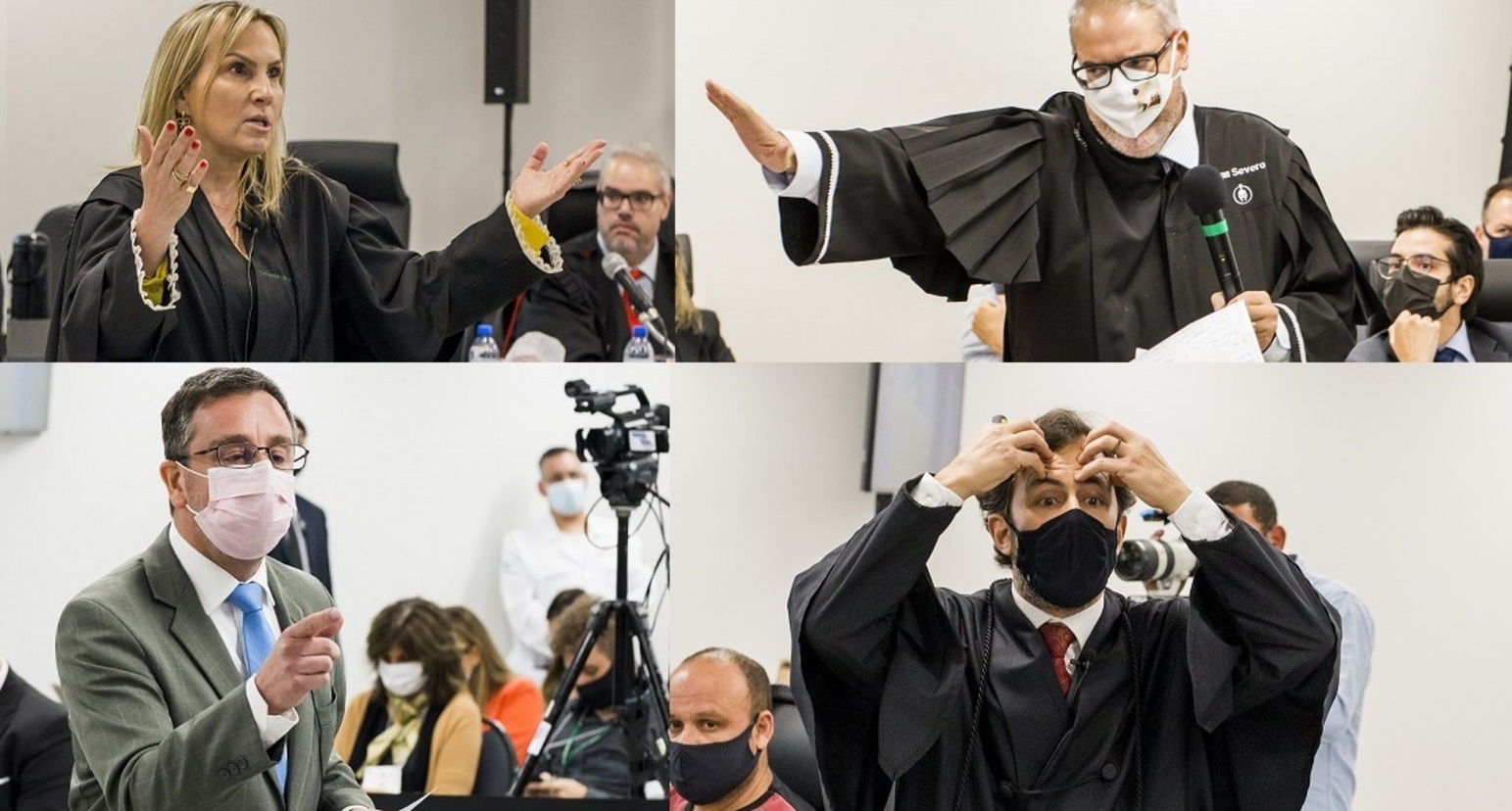 Performances dos advogados de defesa dos réus  (TJ-RS)