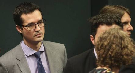 Deltan Dallagnol numa comissão especial da Câmara