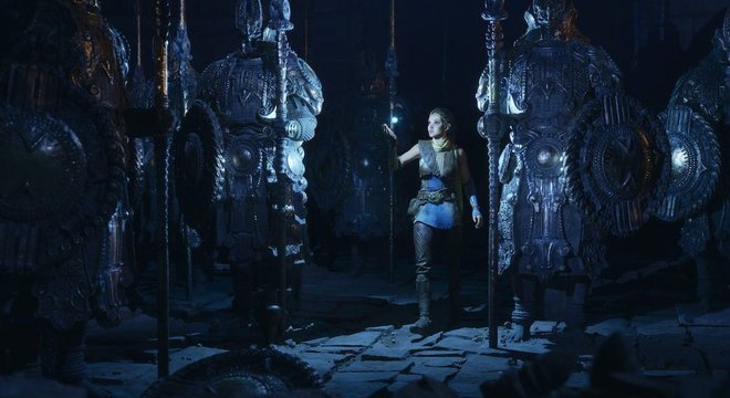 Os diretores podem brincar com iluminação e outros efeitos usando um mecanismo de videogame