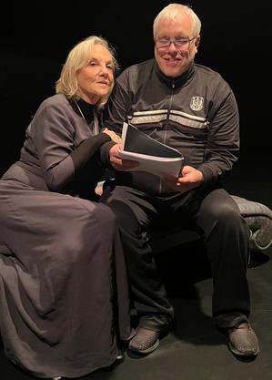 Denise Del Vecchio e o marido Ney Bonfante: parceria no teatro 