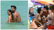 Dennis DJ é flagrado aos beijos com novo affair em dia de praia no Rio 