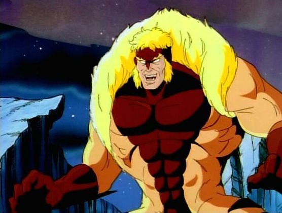 Dentes-de-Sabre - Esse personagem tem um vínculo muito forte com os X-Men já que é o grande rival de Wolverine, um dos mutantes mais famosos e reconhecidos do grupo.