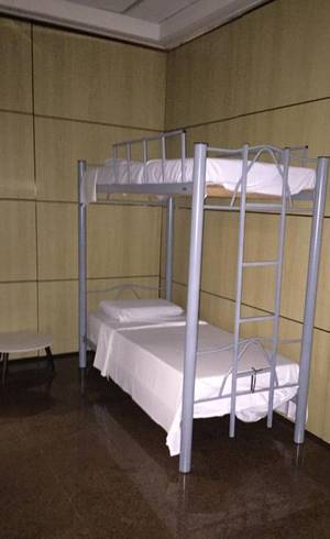 Beliche disponibilizada aos médicos em foto enviada pela SPDM