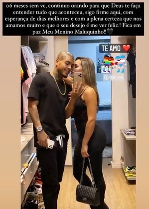 Viúva relembrou funkeiro seis meses após morte dele