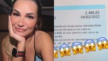 Deolane mostra conta de água no valor de R$ 2.400 e diz: 'Manda o povo tomar banho rápido' 