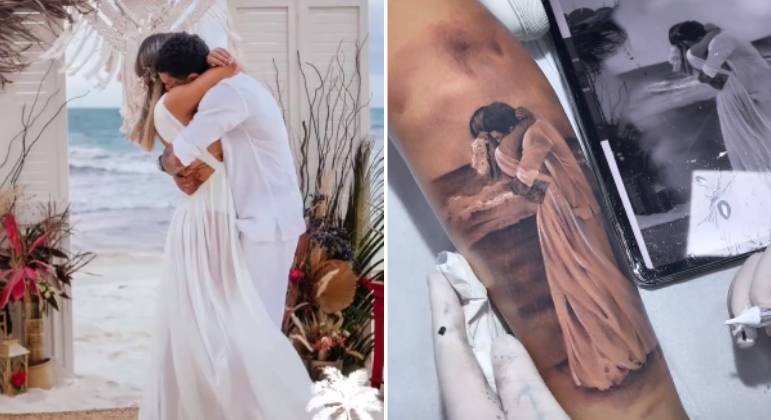 Deolane Bezerra faz tatuagem em homenagem a MC Kevin
