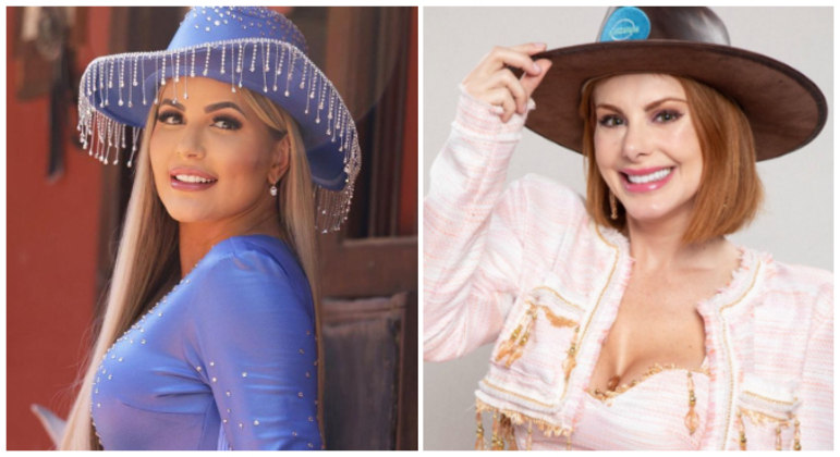Alguém consegue imaginar uma final da "Fazenda" com Deolane Bezerra e Deborah Albuquerque?