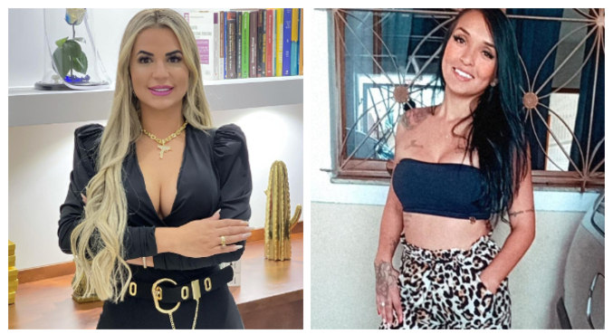 Deolane Bezerra e Evelin Gusmão trocaram farpas nas redes sociais