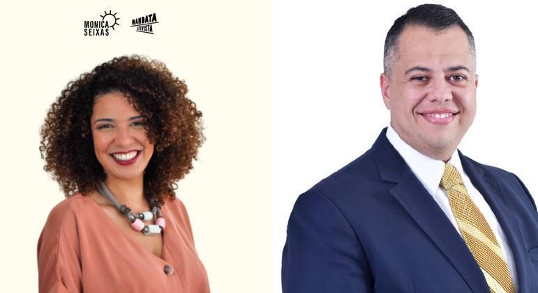 Deputada Mônica Seixas (PSOL) e deputado Wellington Moura (Republicanos) 