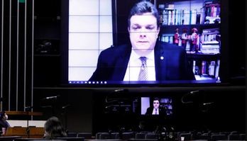 Líderes do governo e da oposição se encontram para discutir transição (Maryanna Oliveira/Câmara dos Deputados)