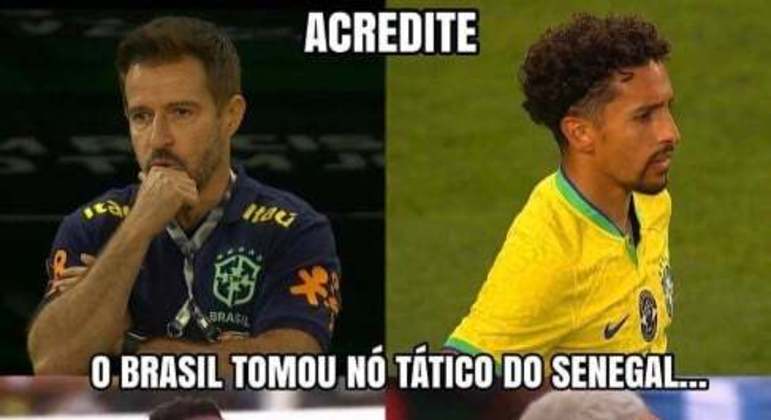 Seleção brasileira vira piada nas redes sociais após derrota para Senegal -  Superesportes