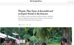 The New York Times informa sobre desaparecimento de brasileiro e de jornalista britânico