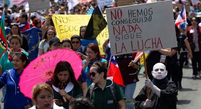 Desde 18 de outubro, o Chile vive uma onda de grandes protestos contra o governo de Sebastián Piñera