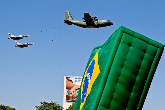 Apresentação da Força Aérea Brasileira no desfile de 2011