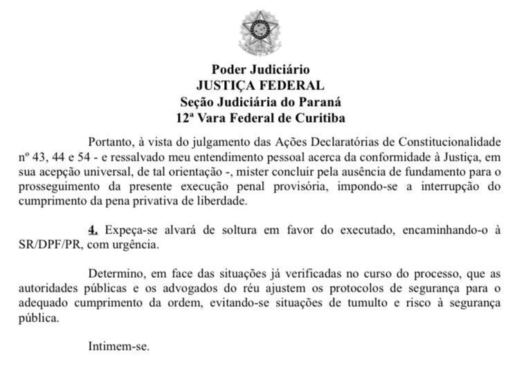 Decisão da Justiça Federal