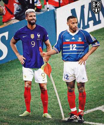 Destaque para Olivier Giroud, que marcou dois gols e se igualou a Thierry Henry como maior artilheiro da história da França.