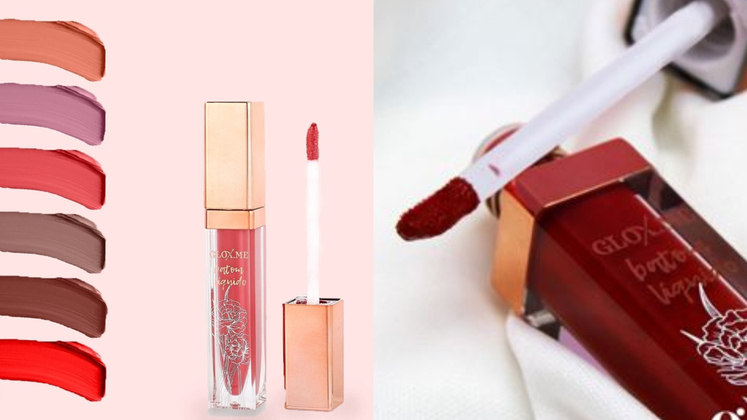 Batom Soft Matte (Glox.Me)O batom líquido promete ser muito pigmentado, impecável e durar o dia inteiro nos lábios. Ele não transfere e não precisa ser retocado. São 6 cores com efeitos variados, com aplicador anatômico (que ajuda na precisão)Valor: R$ 7
