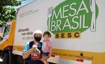 Mesa Brasil Sesc é uma Rede Nacional de Bancos de Alimentosque atua contra a fome e o desperdício