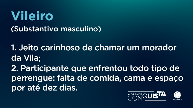 Claro que os competidores que passaram pela Vila não deixariam de ganhar um apelido especial! Afinal, nada mais justo do que carimbar o passaporte de perrengue com um nome digno disso, né?