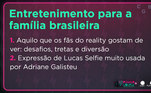 Tudo que um bom reality show precisa oferecer, tem de sobra no Power Couple Brasil 6, Adriane Galisteu que o diga