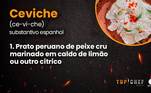 Nanda Crioula fez ceviche na prova de tapas espanholas do programa. O prato foi elogiado por Janaina Torres Rueda!