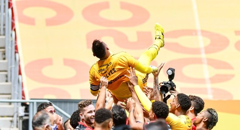 Diego Alves foi o grande herói do título do Flamengo