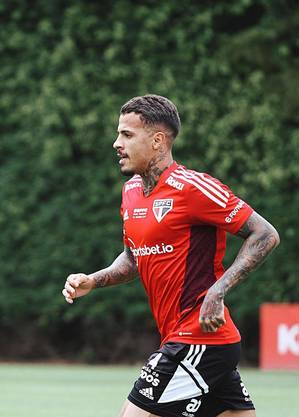 Diego Costa em treino pelo São Paulo
