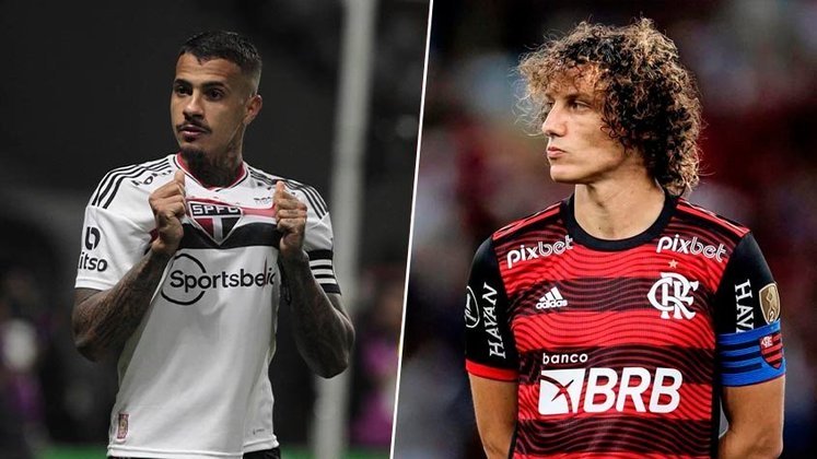 Diego Costa (São Paulo) x David Luiz (Flamengo)