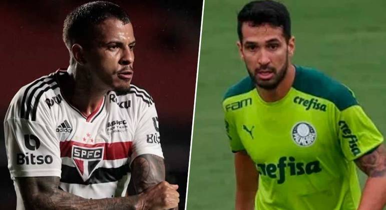 Diego Costa (São Paulo) x Luan (Palmeiras) 