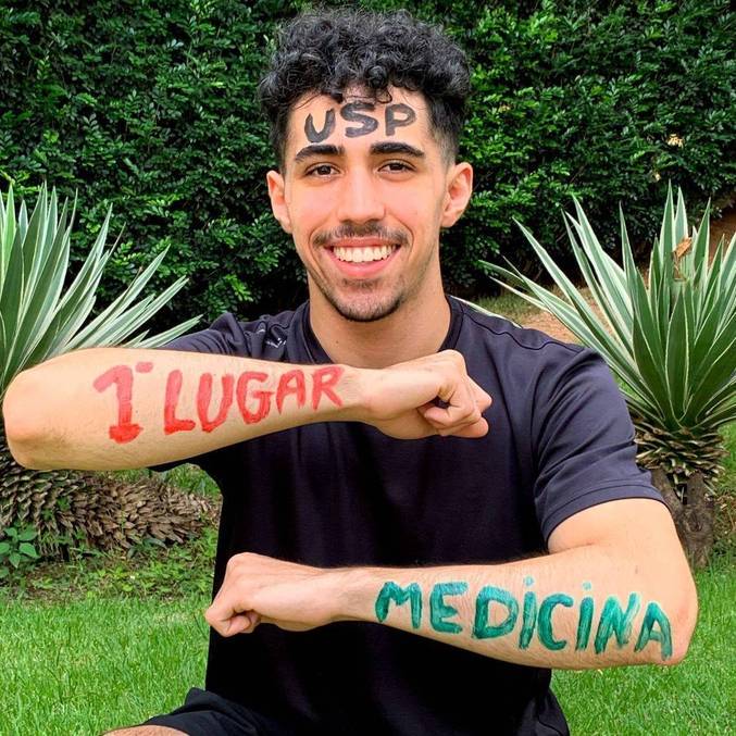 Diego Franco Araújo, 19 anos, é de Belo Horizonte e vai cursar medicina na USP