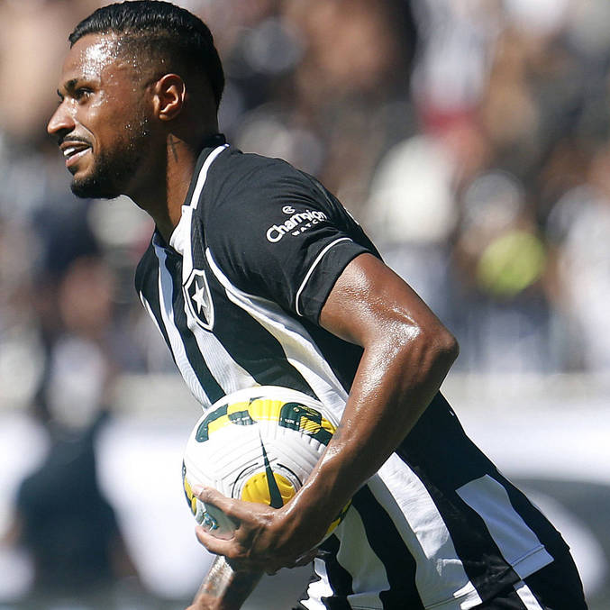 Diego Gonçalves marcou o gol do Botafogo no empate de 1 a 1 com o Juventude