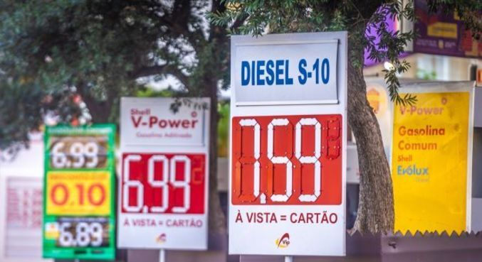 Preço do diesel superou o da gasolina pela primeira vez