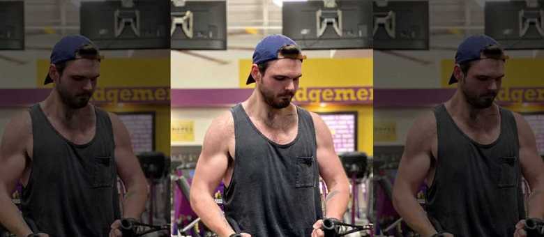 Dylan só entrou na academia depois de perder peso