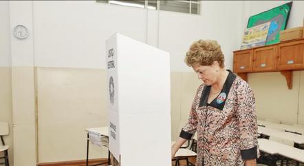 Dilma votou em Belo Horizonte