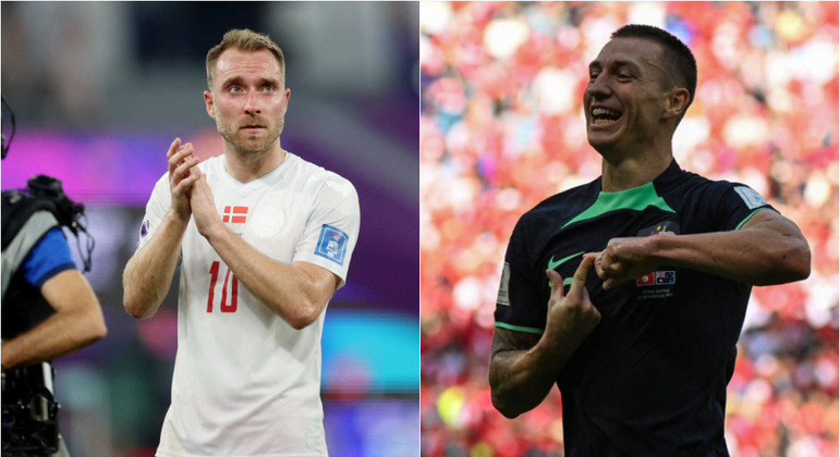 Dinamarca e Austrália duelam por um lugar nas oitavas de final da Copa do Mundo
