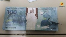 Vídeo: empresários jogam R$ 220 mil em notas falsas no lixo 