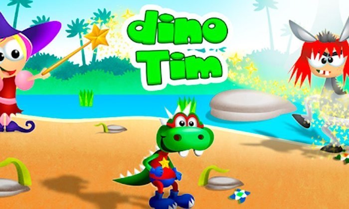 Dino Tim - Jogos Educativos para Crianças: Formas e Contar (gratuito / disponível em Android e iOS)