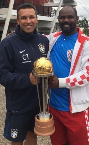 Gilberto e Diogo no Pq. Olímpico