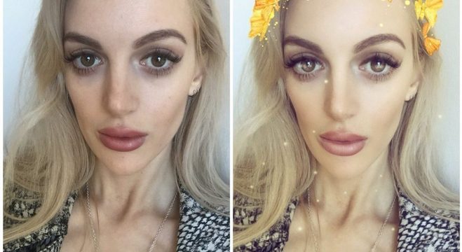A percepção de beleza hoje é definida com filtros do celular