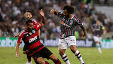 Flamengo não aproveita expulsão de Felipe Melo e Fluminense segura empate pela Copa do Brasil