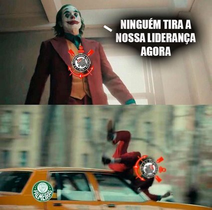 Disputa entre Palmeiras e Corinthians pela liderança do Brasileirão rende memes nas redes sociais