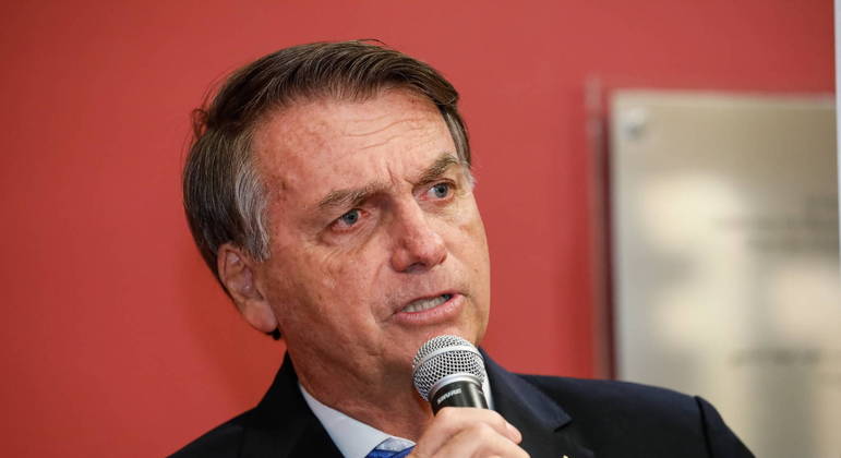 O presidente Jair Bolsonaro (PL)
